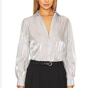 Cinq a Sept Kandice silver blouse